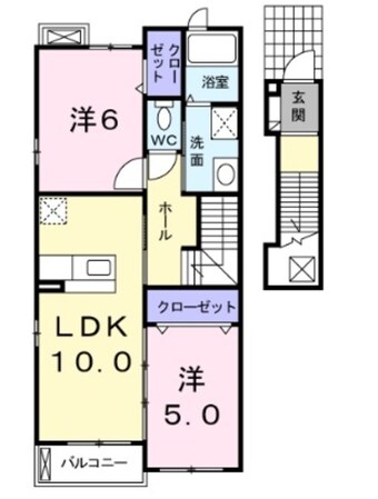 コルティーレの物件間取画像